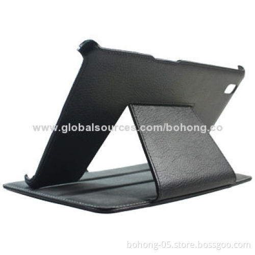 Leather Case for Samsung T110, Made of PU, Lining Inside, Hot Pressed Technology